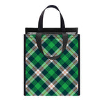 Saint Patrick's Day Irish Tartan Print Insulated Lunch Tote