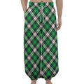 Saint Patrick's Day Irish Tartan Print Lantern Pants