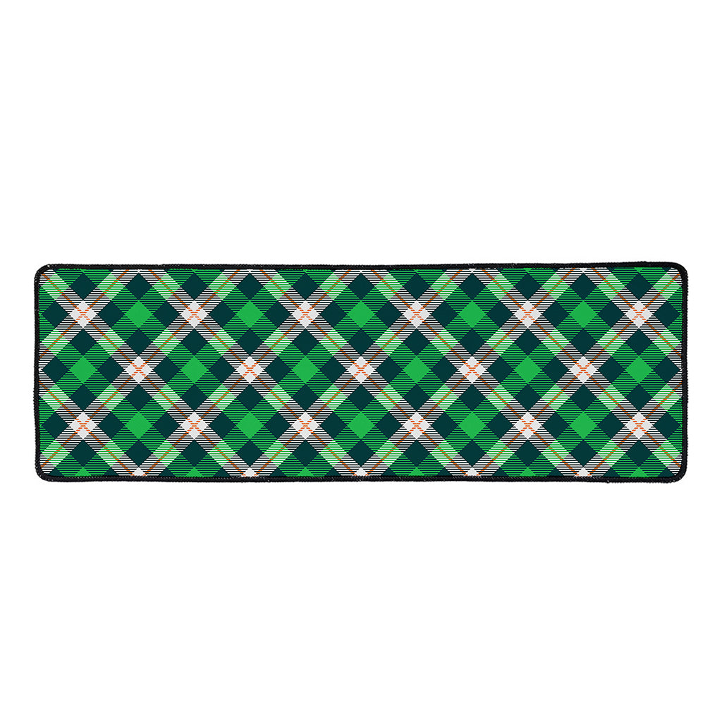 Saint Patrick's Day Irish Tartan Print Long Kitchen Mat