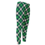 Saint Patrick's Day Irish Tartan Print Men's Compression Pants