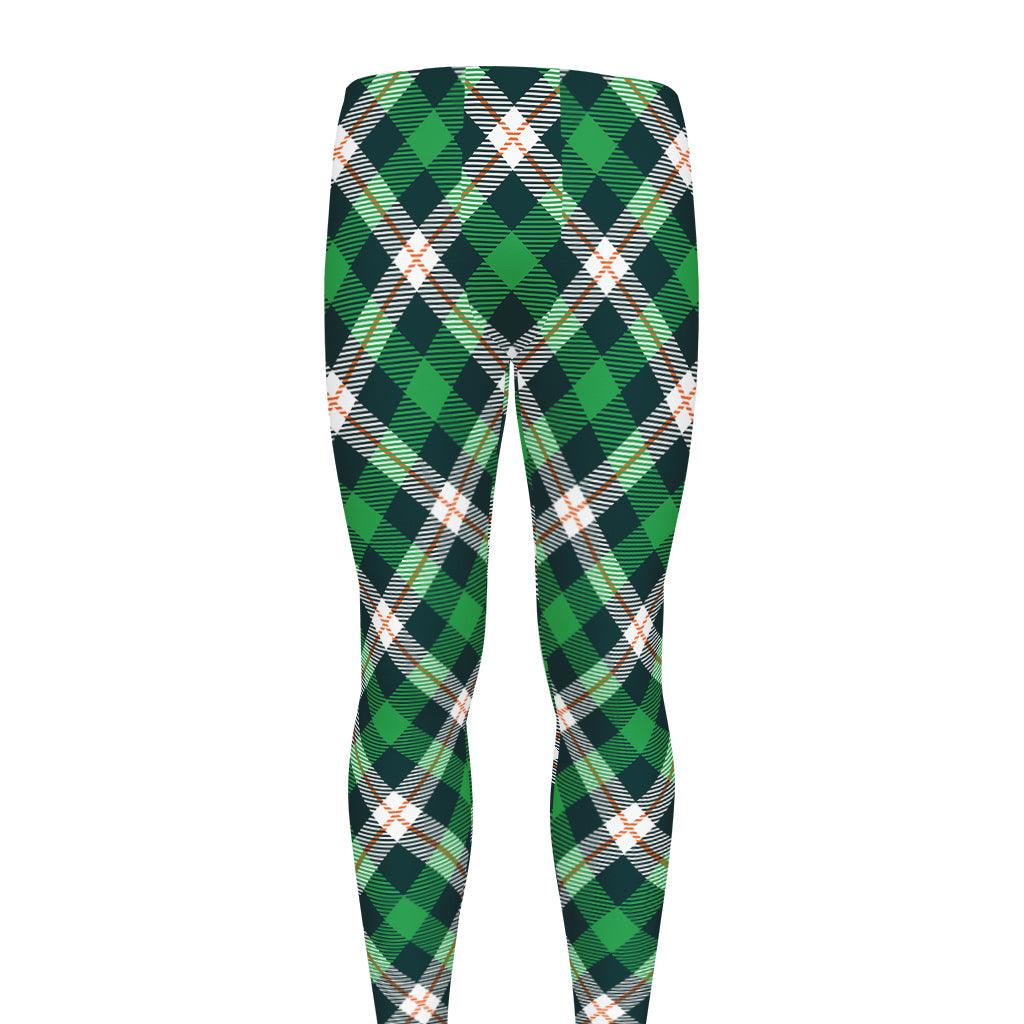 Saint Patrick's Day Irish Tartan Print Men's leggings