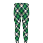 Saint Patrick's Day Irish Tartan Print Men's leggings
