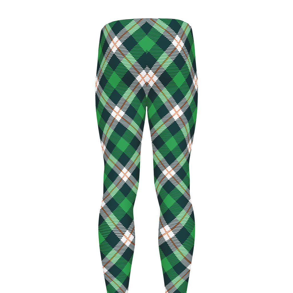Saint Patrick's Day Irish Tartan Print Men's leggings