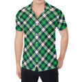 Saint Patrick's Day Irish Tartan Print Men's Shirt
