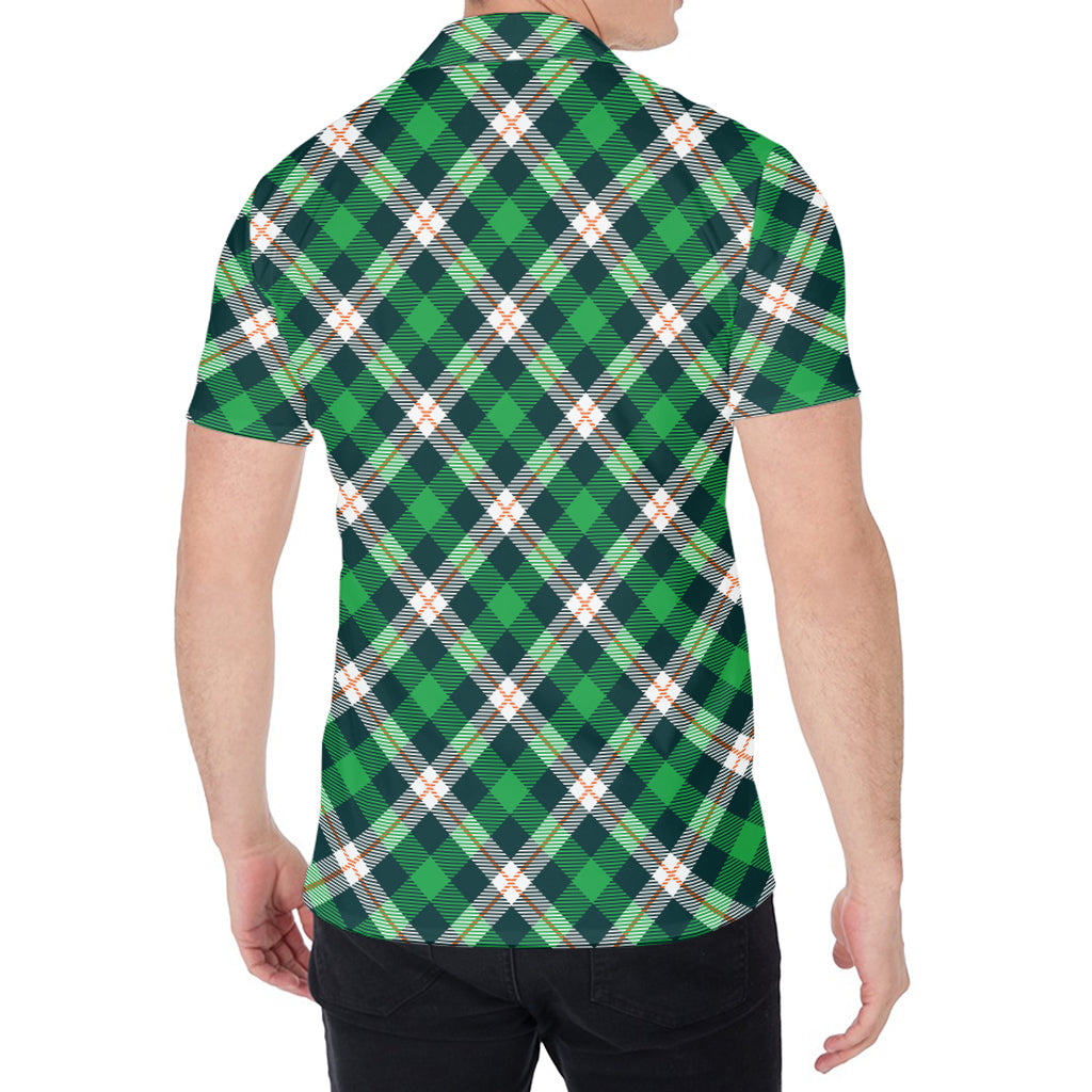 Saint Patrick's Day Irish Tartan Print Men's Shirt