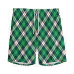 Saint Patrick's Day Irish Tartan Print Men's Sports Shorts
