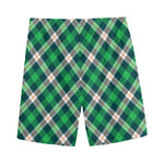 Saint Patrick's Day Irish Tartan Print Men's Sports Shorts