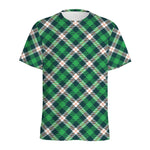Saint Patrick's Day Irish Tartan Print Men's Sports T-Shirt