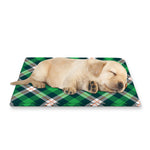Saint Patrick's Day Irish Tartan Print Pet Cooling Mat Cover
