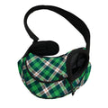 Saint Patrick's Day Irish Tartan Print Pet Sling Carrier