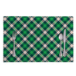 Saint Patrick's Day Irish Tartan Print Placemat
