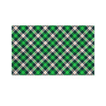 Saint Patrick's Day Irish Tartan Print Polyester Flag