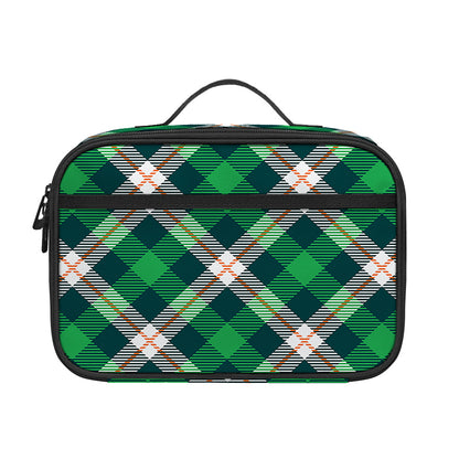 Saint Patrick's Day Irish Tartan Print Portable Lunch Bag