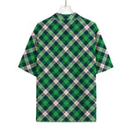 Saint Patrick's Day Irish Tartan Print Rayon Hawaiian Shirt