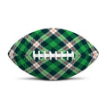 Saint Patrick's Day Irish Tartan Print Rugby Ball