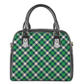 Saint Patrick's Day Irish Tartan Print Shoulder Handbag