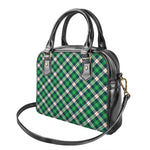 Saint Patrick's Day Irish Tartan Print Shoulder Handbag