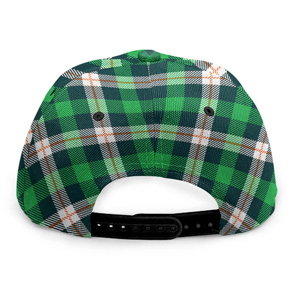 Saint Patrick's Day Irish Tartan Print Snapback Cap