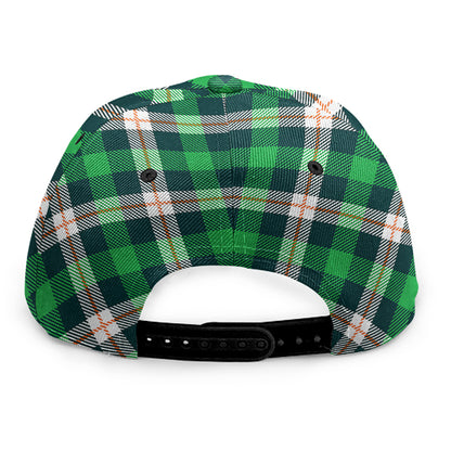 Saint Patrick's Day Irish Tartan Print Snapback Cap