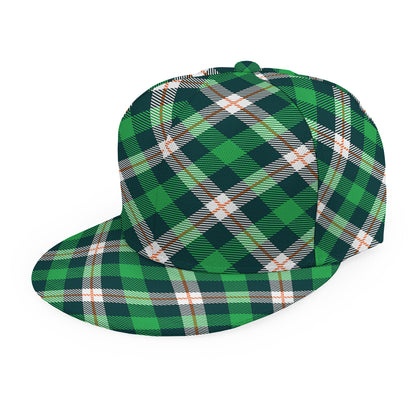 Saint Patrick's Day Irish Tartan Print Snapback Cap