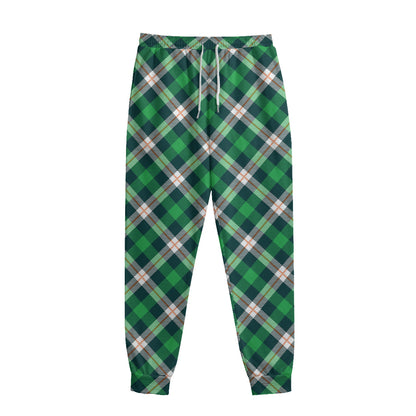 Saint Patrick's Day Irish Tartan Print Sweatpants