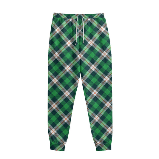 Saint Patrick's Day Irish Tartan Print Sweatpants