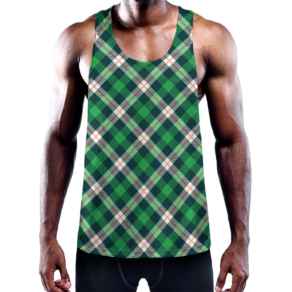 Saint Patrick's Day Irish Tartan Print Training Tank Top