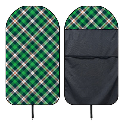 Saint Patrick's Day Irish Tartan Print Waterproof Car Seat Cover