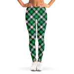 Saint Patrick's Day Irish Tartan Print Women's Leggings