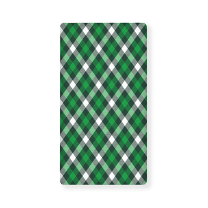 Saint Patrick's Day Plaid Pattern Print Baby Crib Sheet