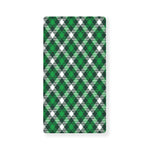 Saint Patrick's Day Plaid Pattern Print Baby Crib Sheet