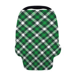 Saint Patrick's Day Plaid Pattern Print Baby Seat Cover