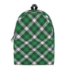 Saint Patrick's Day Plaid Pattern Print Backpack