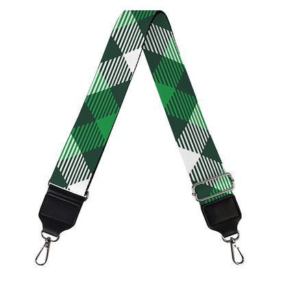Saint Patrick's Day Plaid Pattern Print Bag Strap