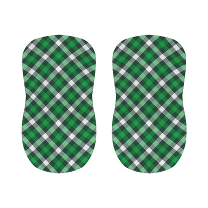 Saint Patrick's Day Plaid Pattern Print Bar Stool Covers