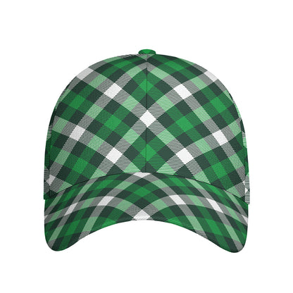 Saint Patrick's Day Plaid Pattern Print Baseball Cap