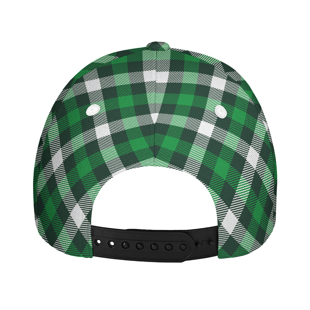 Saint Patrick's Day Plaid Pattern Print Baseball Cap