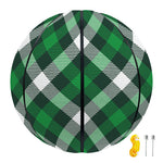 Saint Patrick's Day Plaid Pattern Print Basketball