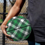 Saint Patrick's Day Plaid Pattern Print Basketball