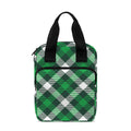 Saint Patrick's Day Plaid Pattern Print Bible Tote Bag