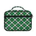 Saint Patrick's Day Plaid Pattern Print Briefcase Bible Bag