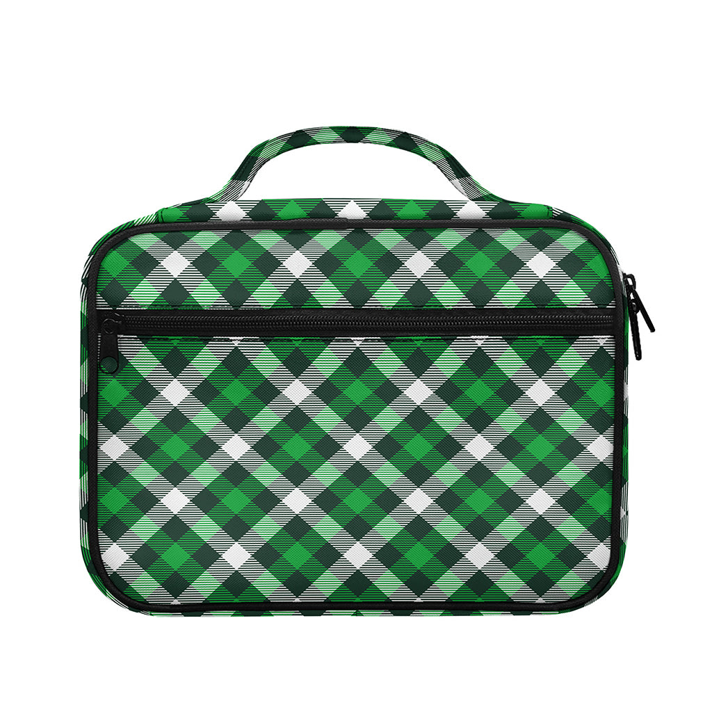 Saint Patrick's Day Plaid Pattern Print Briefcase Bible Bag