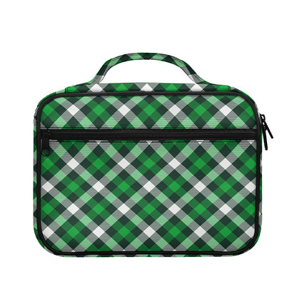 Saint Patrick's Day Plaid Pattern Print Briefcase Bible Bag