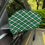 Saint Patrick's Day Plaid Pattern Print Car Side Mirror Covers