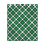 Saint Patrick's Day Plaid Pattern Print Curtain