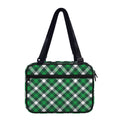 Saint Patrick's Day Plaid Pattern Print Double Strap Bible Bag