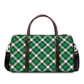 Saint Patrick's Day Plaid Pattern Print Duffel Bag