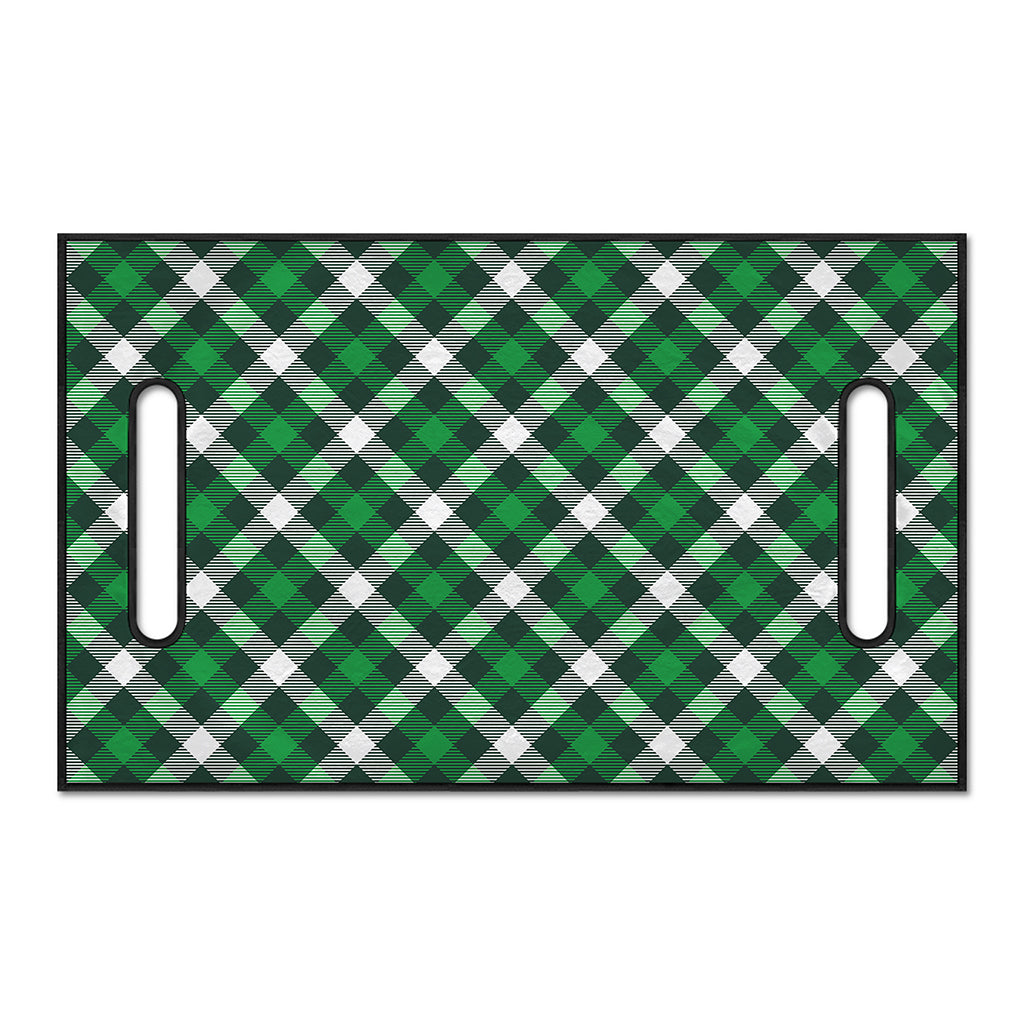 Saint Patrick's Day Plaid Pattern Print Golf Cart Seat Cover