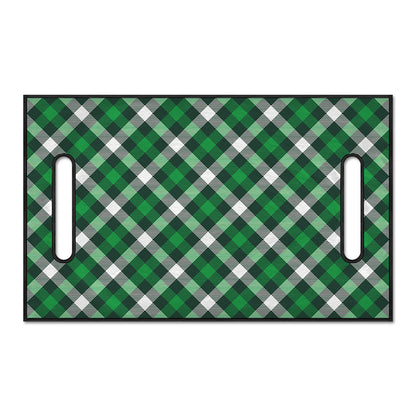 Saint Patrick's Day Plaid Pattern Print Golf Cart Seat Cover
