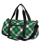 Saint Patrick's Day Plaid Pattern Print Gym Bag